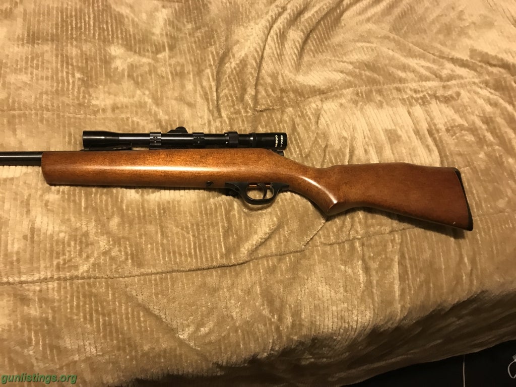 Rifles Marlin Youth .22 Bolt Action With Scope