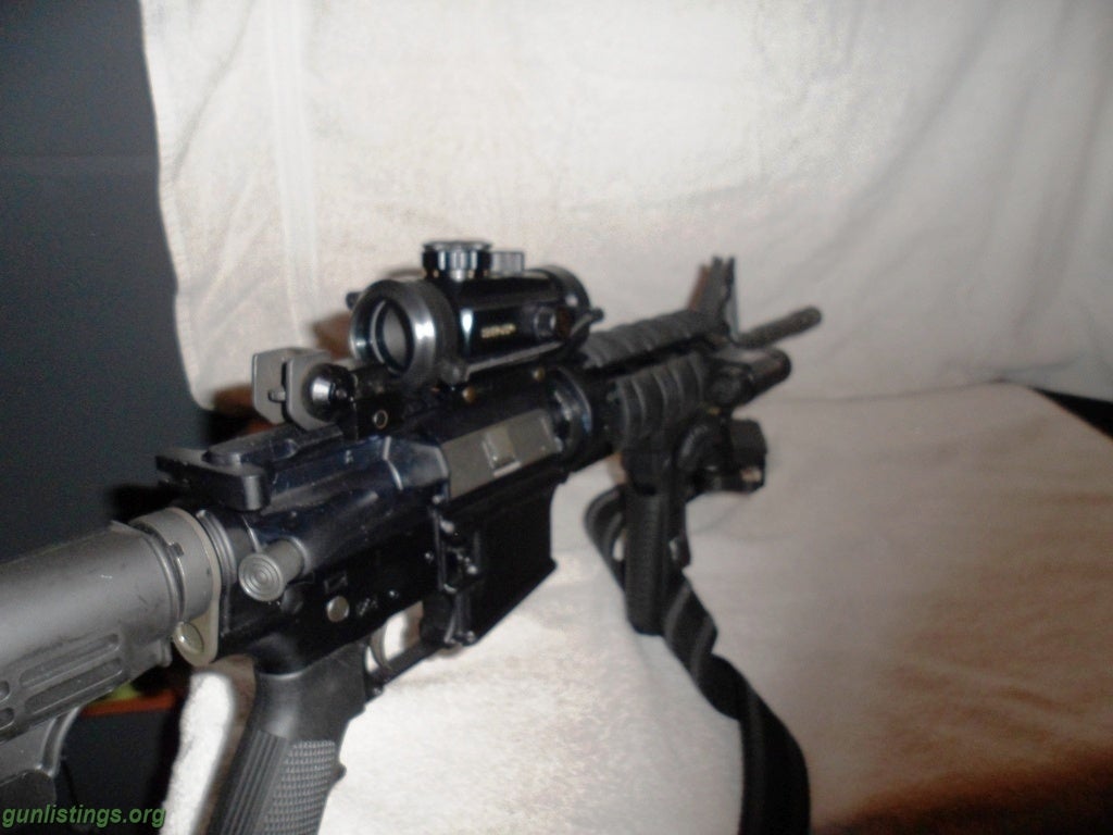 Rifles Mil-Spec Tactical M4/AR15 Green Laser, 200rnds +++