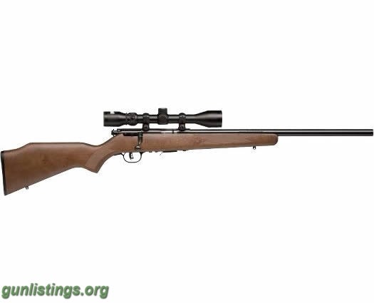 Rifles New Savage 17 HMR Rifle Trade