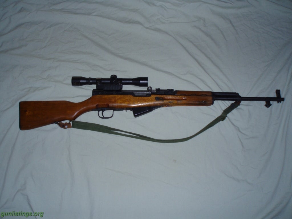 Rifles NICE SKS Rifle 762 X 39 With Scope