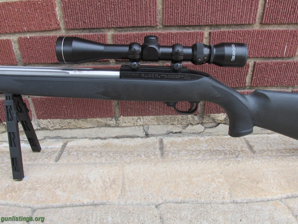 Rifles Ruger 10/22 Target, 22lr, SS Bull Barrel Excellent Cond