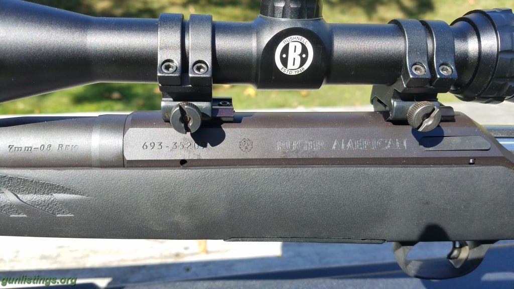 Rifles Ruger American 7mm-08 Rem