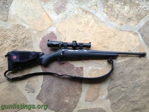 Rifles Ruger American Rifle .308 Scout Hog Brush Woods Gun