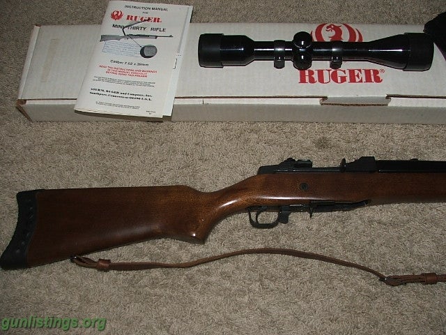 Rifles Ruger Mini 30 Ranch Rifle With Scope