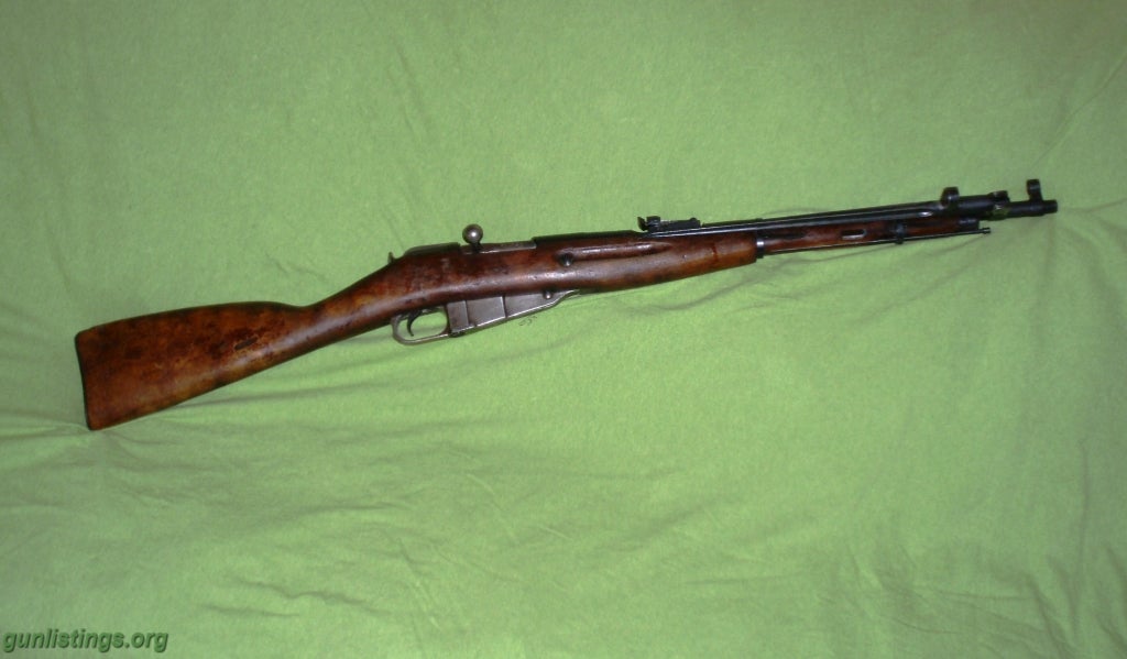 Rifles Russian 1945 M44 Nagant Rifle 7.62x54r