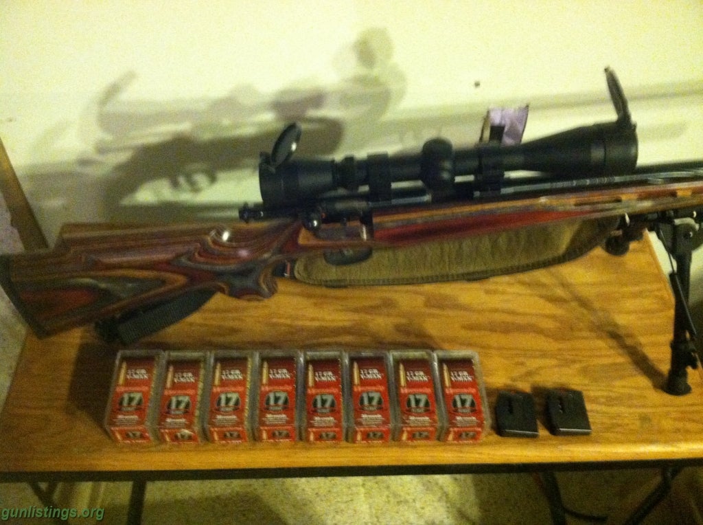 Rifles Savage 17 Hmr And Extras