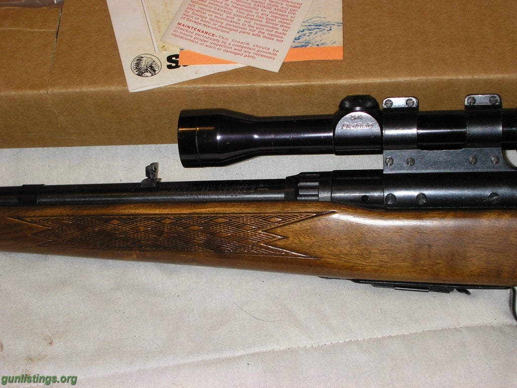 Rifles Savage 340e .22 Hornet