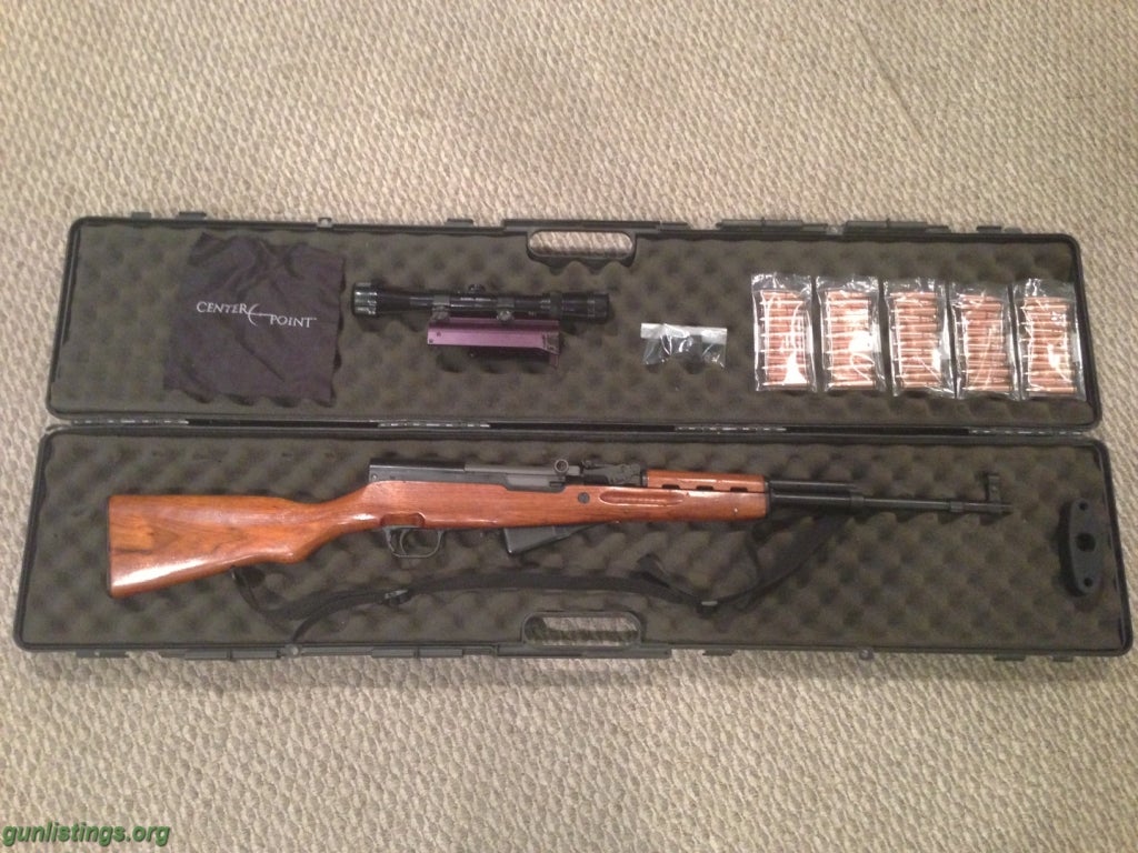 Rifles SKS In Hard Case Like New