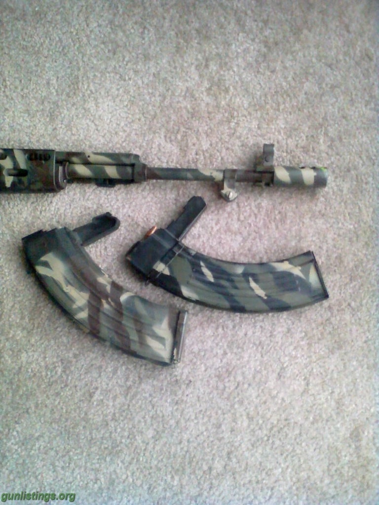 Rifles SKS Scoped Dragunov Camo War Paint