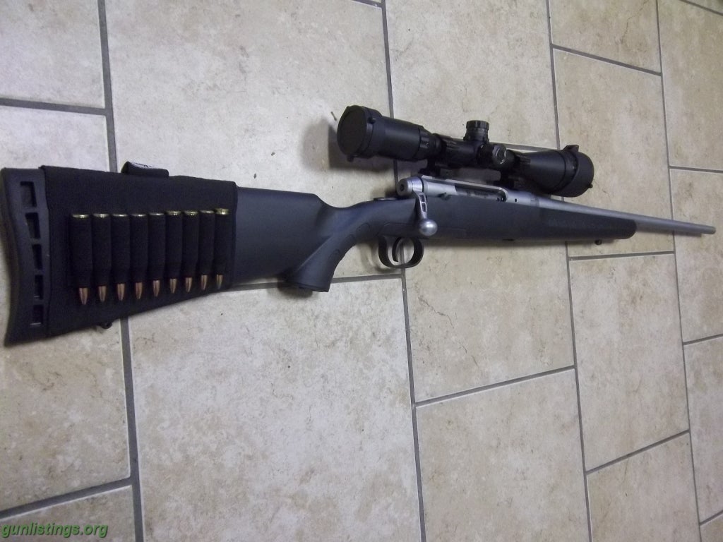 Rifles Stainless Savage .243 With Scope