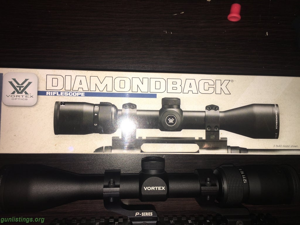 Rifles Vortex Diamondback Scope And P-series Mounts