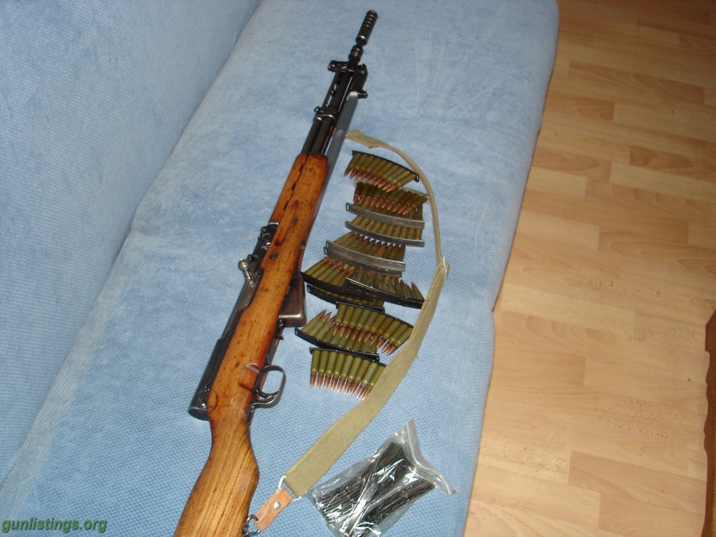 Rifles Yugo SKS 59/66 And Ammo