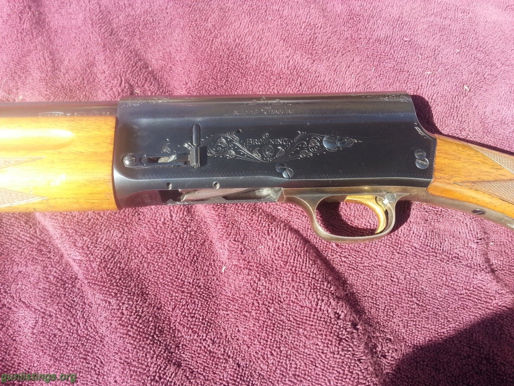 Shotguns 12 Gauge Browning A5 Gold Trigger