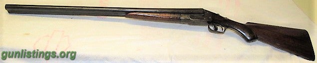 Shotguns 1903 -- 12 Ga. ITHACA CRASS SxS DOUBLE BARRELED  SHOTGU