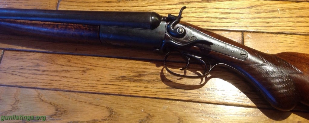 Shotguns Antique 1890's Side-lock SXS Shotgun By S. J. D. & Co.