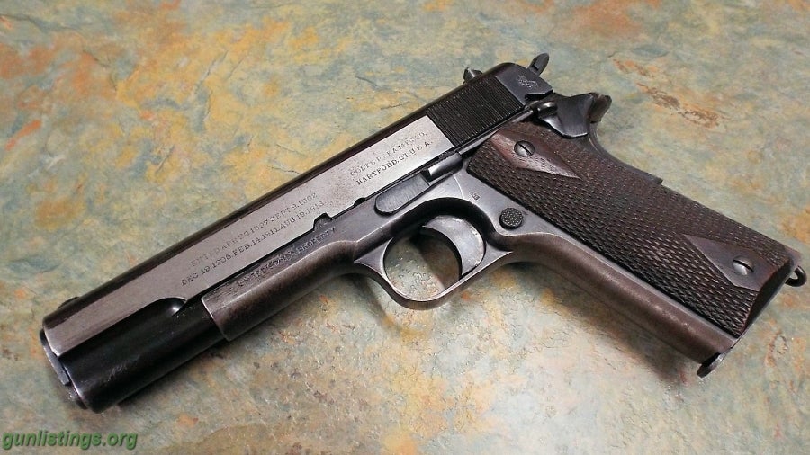 Gunlistings.org - Shotguns Colt -- 1911 US ARMY - 45ACP - RARE VARIANT ...