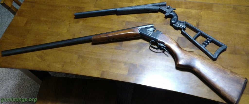 Shotguns Fmj Double Barrel .410 And 12 Gauge Shotgun