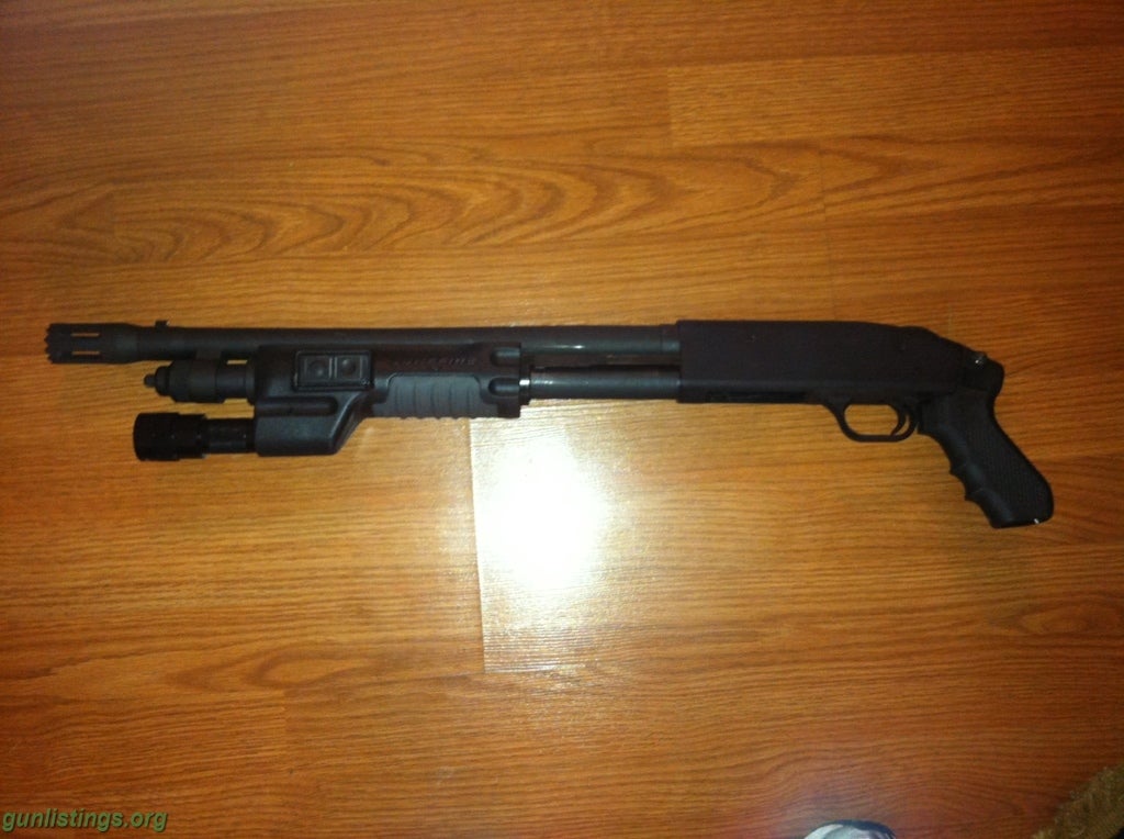 Shotguns Mossberg 500 Breacher With Surefire Grip 12 Gauge