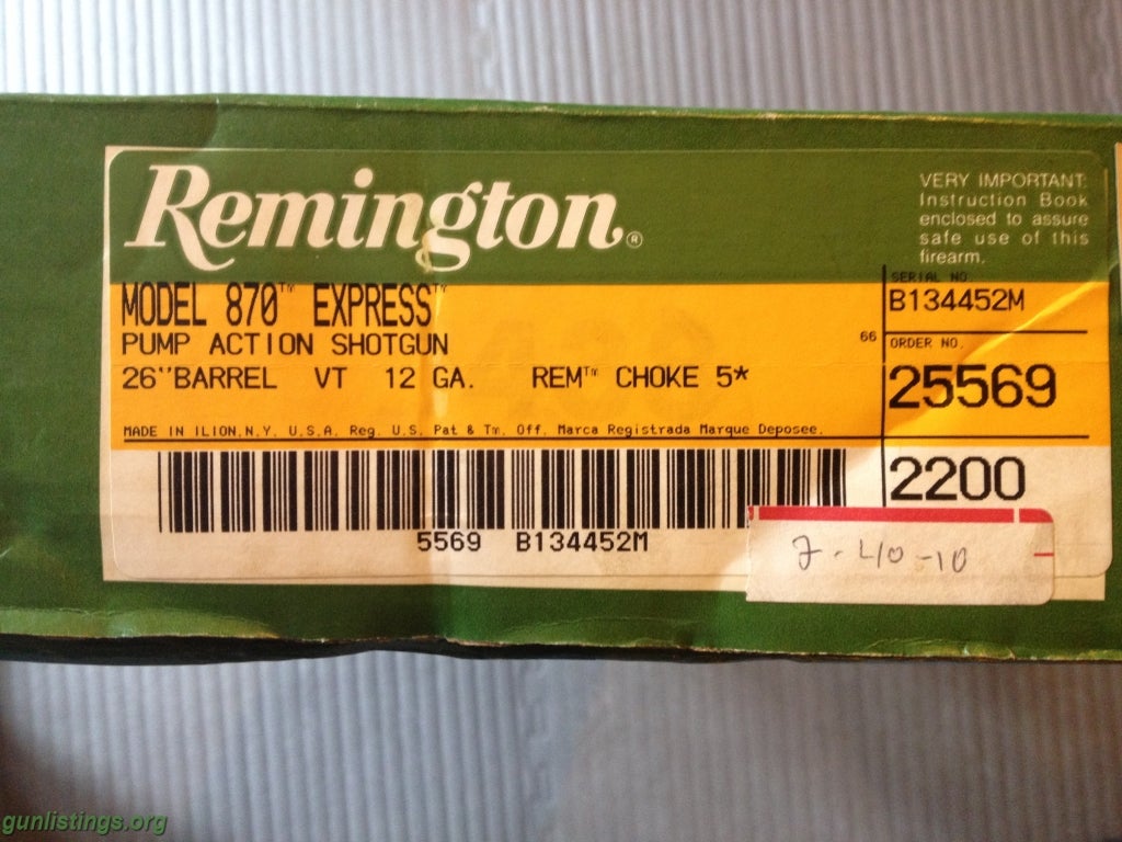 Shotguns NIB Remington 870 Express Magnum 12ga