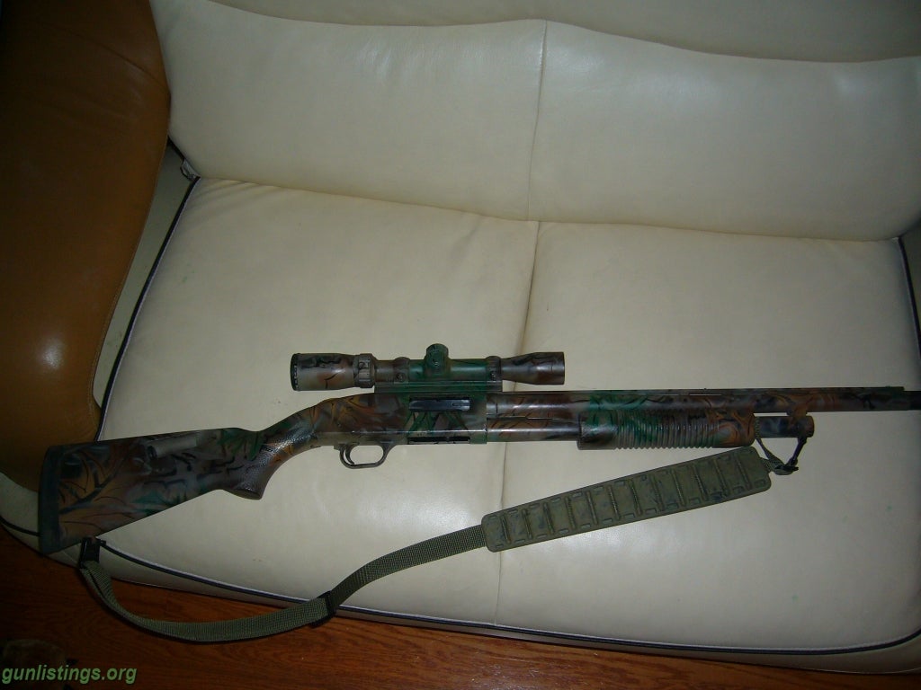 Shotguns Reduced Mossberg 500 12ga With Scope, Camo, 20