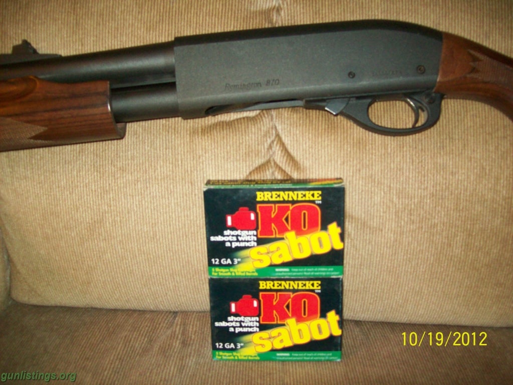 Gunlistings.org - Shotguns Remington 870 Express 12 Ga. Deer Gun