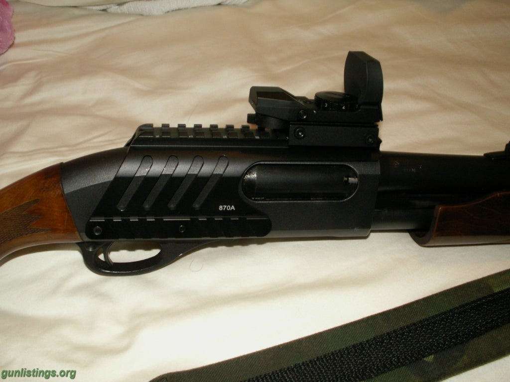 Shotguns Remington 870 Express With Mount And Holographic Sight