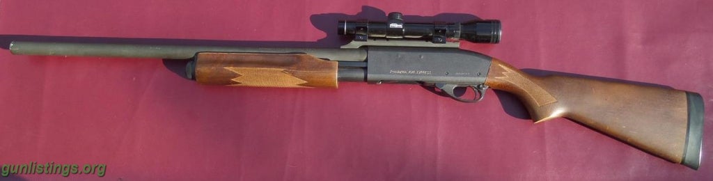 Shotguns Remington 870 Rifled Cantilever Slug Shotgun W Scope