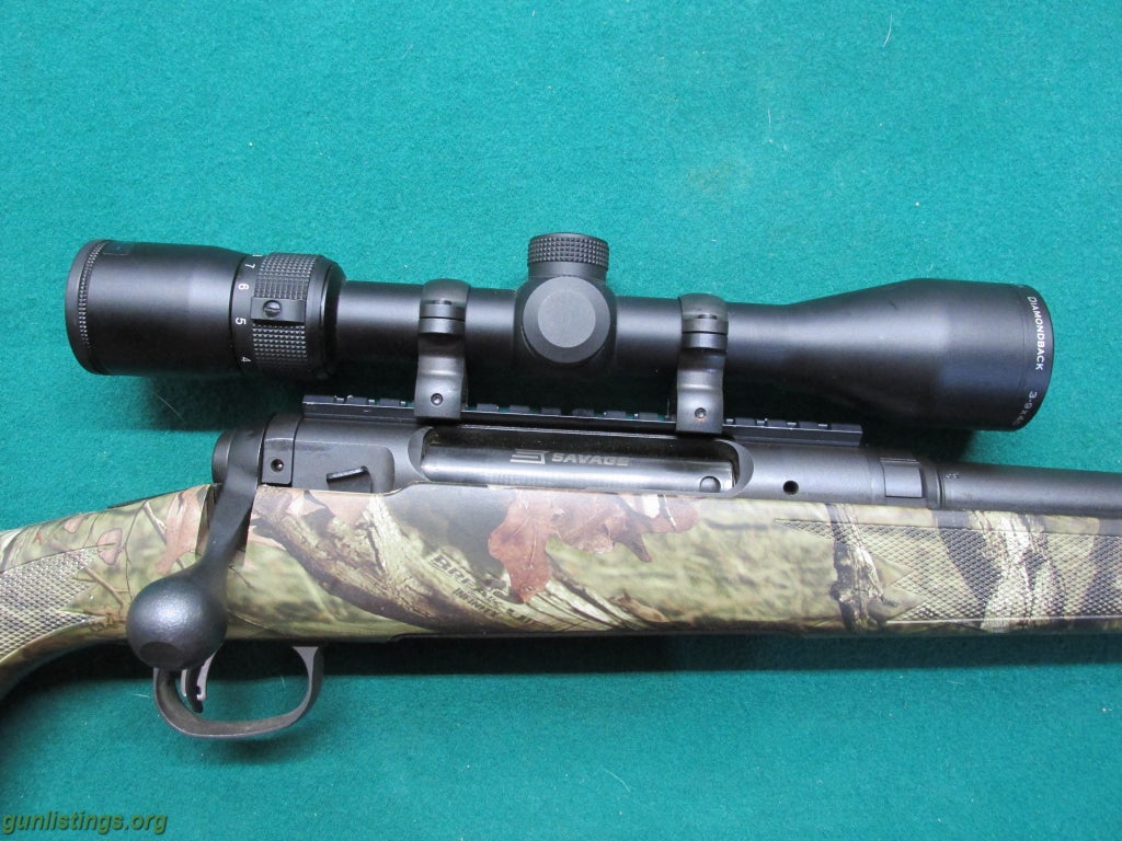 Shotguns Savage 220 Rifled Slug Gun Camo Wi/Scope