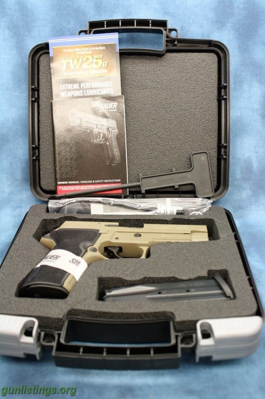 Shotguns Sig Sauer P227 Fde Dark Earth 45