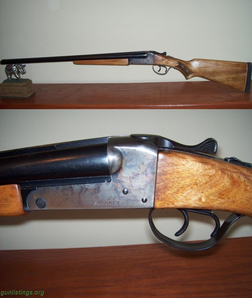 Shotguns Stevens Model 311 Series H 20 Gauge Double Barrel Side