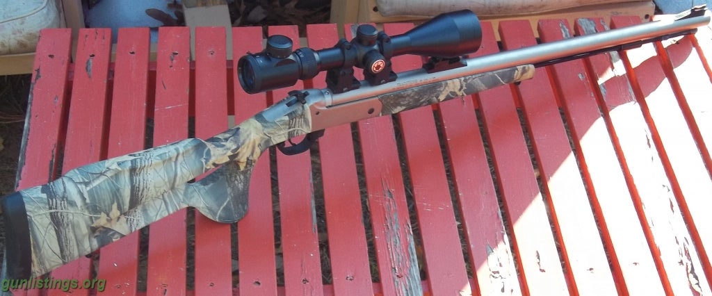 Gunlistings.org - Shotguns Traditions Camo 50cal Thumb Hole Stock