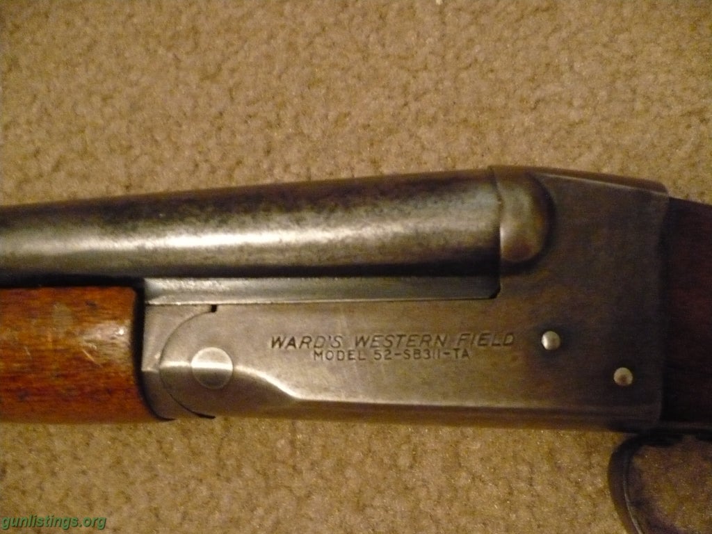 Shotguns Wards Western Field Double Barrel 20 Gauge