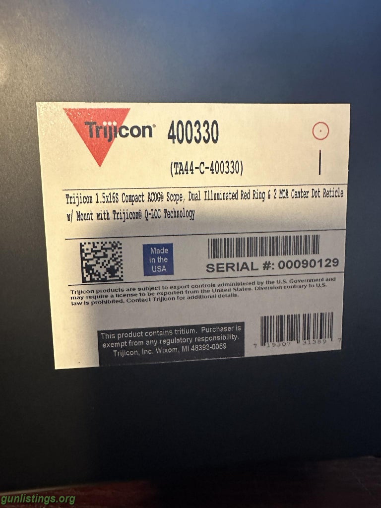 Accessories Trijicon ACOG TA44C 1.5x