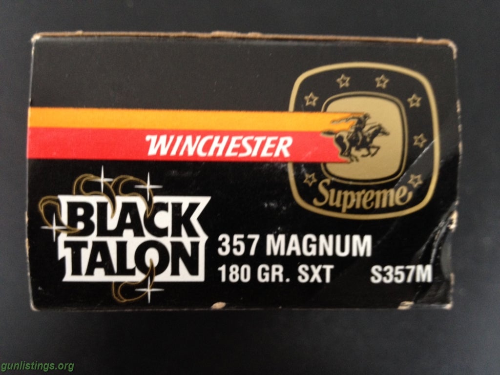 Ammo 357 Black Talon