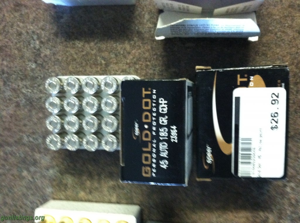 Ammo 45 Cal Ammo