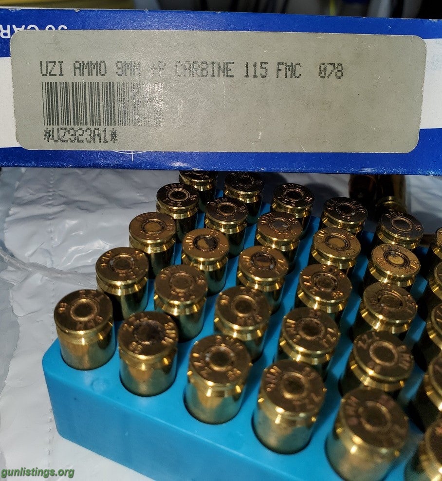 Ammo 600 Rounds +P 9mm UZI AMMO