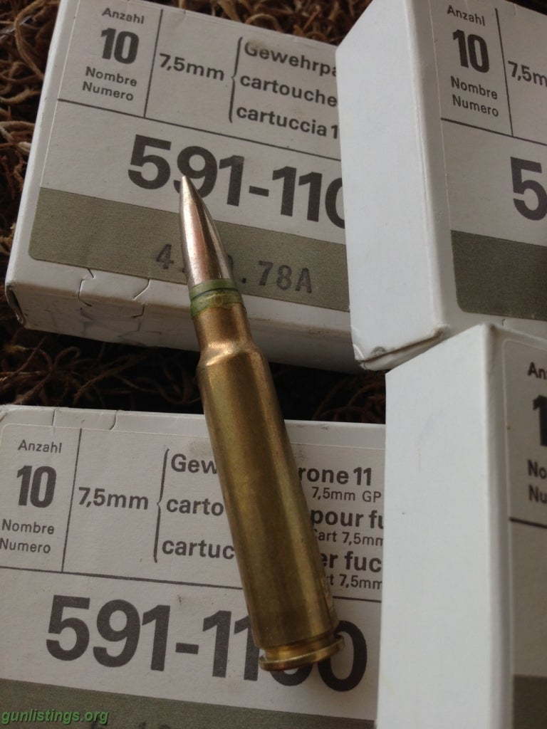 Ammo 7.5 Sniper Ammo Gewehrpatrone