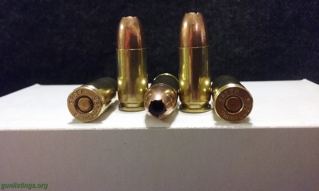 Ammo 9mm Luger Ammo. (9X19 Parabellum)