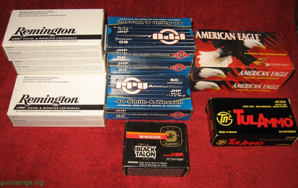 Ammo 40 S&W AMMO