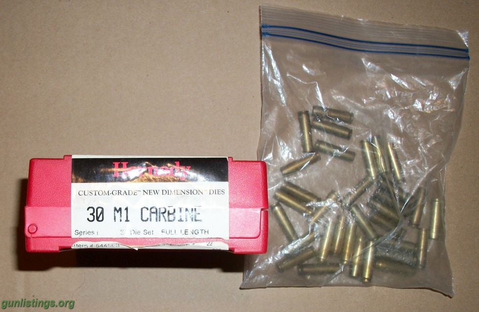 Ammo Hornady Custom Grade 30 M1 Carbine Die Set