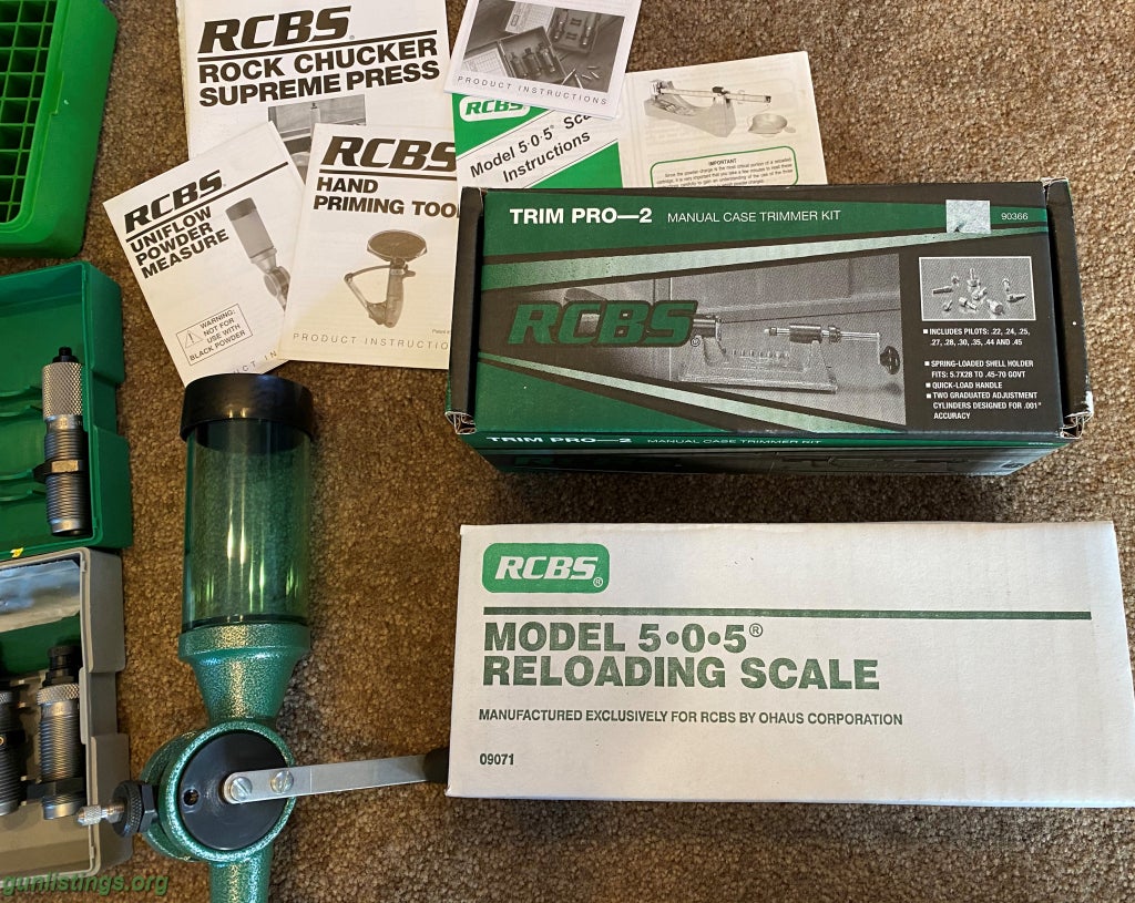 Ammo RCBS Rock Chucker Reloading Setup