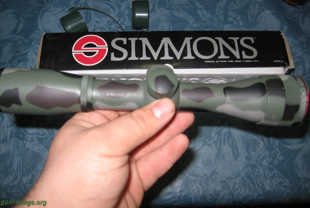 Ammo Simmons Crossbow Scope & 9x18 And 22  Ammo