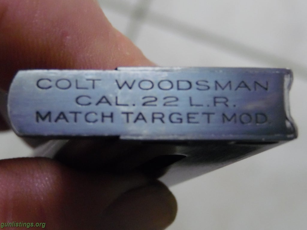 Pistols Colt Woodsman 22LR Match Target Mag