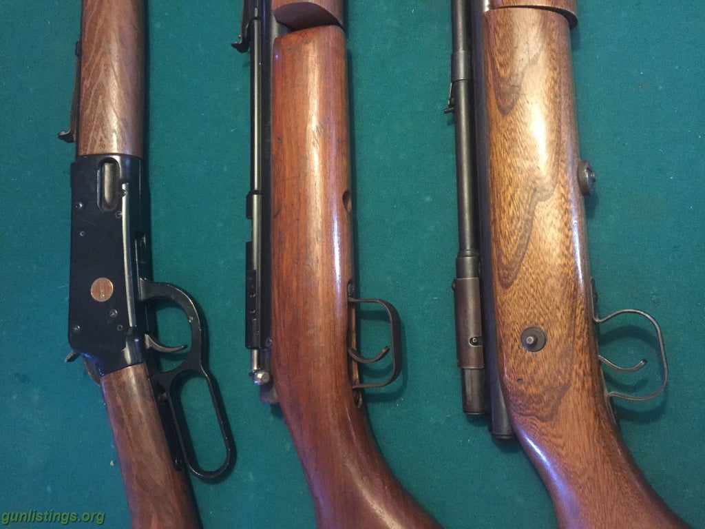Misc 3 Vintage B.B. Pellet Guns. Daisy, Sheridan, Crosman