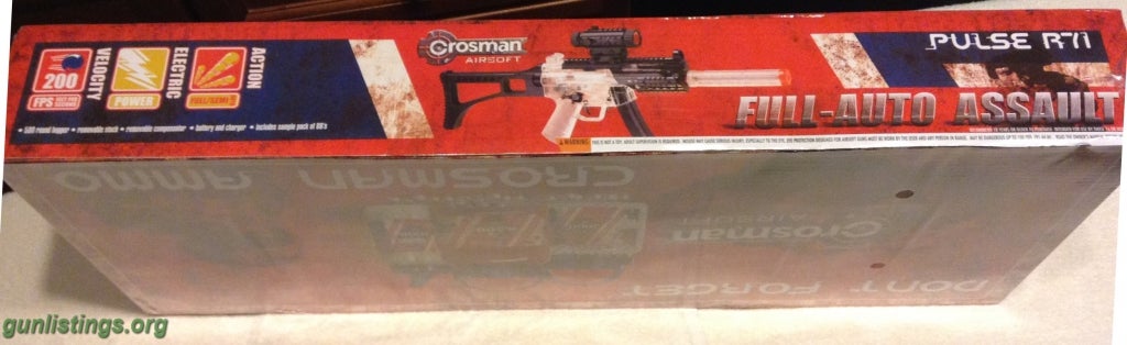 Misc Crosman Airsoft Pulse R71 AEG Airsoft Assault Rifle