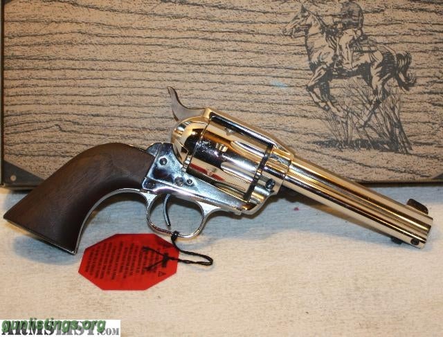 Pistols 22 Revolver Nickel Plated Bounty Hunter