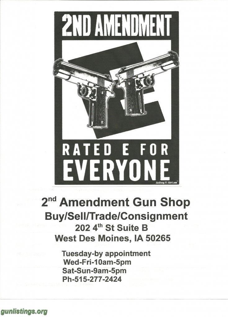 Pistols 2nd Amendment Gun Shop