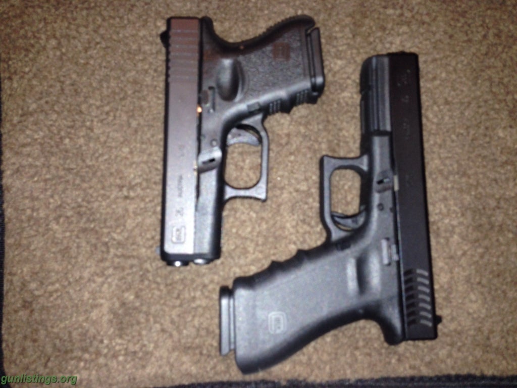 Pistols 3rd Gen. Glock Rtf 17 And 3rd Gen. Glock 26