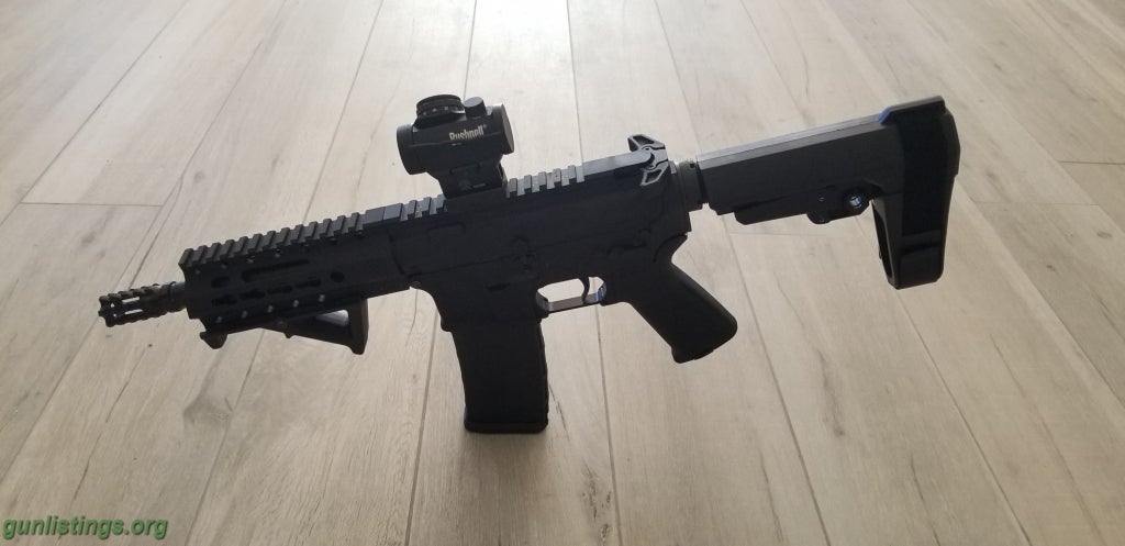 Pistols AR Pistol W/ SBA3, AFG2, Red Dot And More!