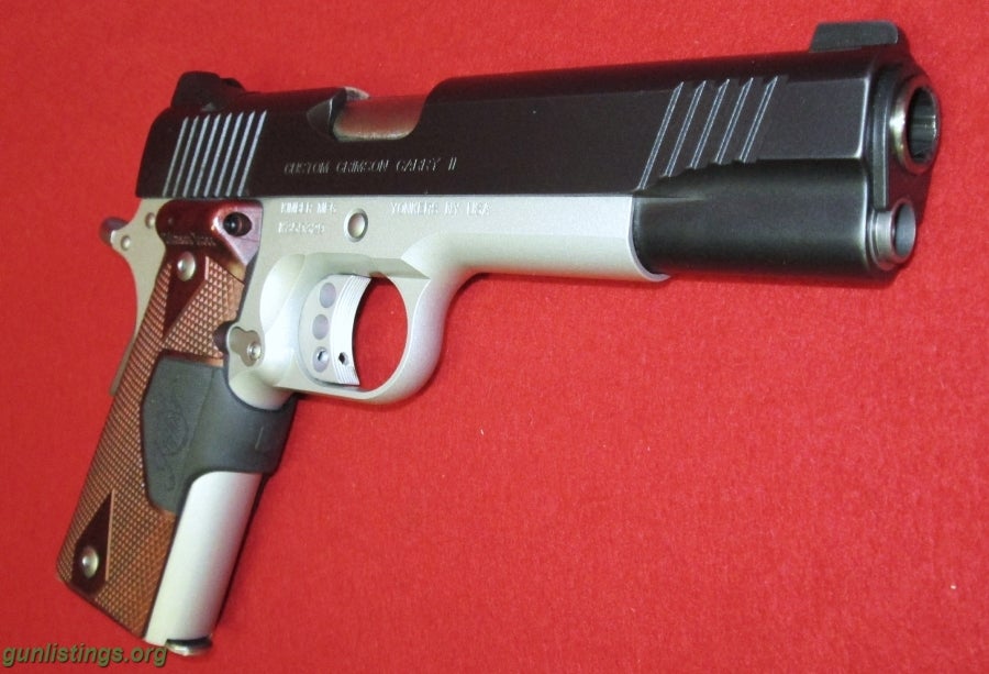 Pistols KIMBER -- MODEL CUSTOM CRIMSON CARRY II IN FACTORY CAS